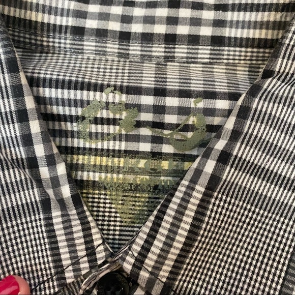 Gray & Black CCS Long Sleeve Button Down Shirt - Picture 2 of 4